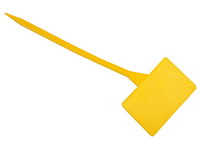 Accessoire de soins:Etiquette Marquage Jaune - 15 cm