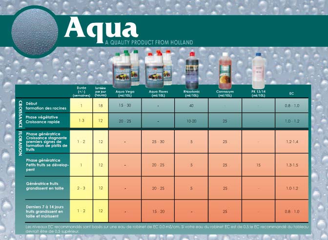 CANNA : Canna - Aqua Flores A + B - 2 x 1 L