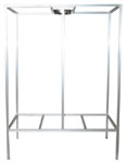 Placard de culture Florarium Aluminium:Armature ALU - 115 x 69 x h=200 cm