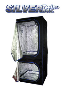 Tente Silver-Box / Silver-Box-Twin:Chambre de culture Silver Box Twin 100 - 100x100xh=200 cm