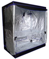 Tente Silver-Box / Silver-Box-Twin:Chambre de culture Silver Box CloneBox - 110x65xh=120 cm