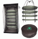 Tente Growlab - Homebox : Chambre de culture Homebox DN90 - DryNet - Filet sechage 90x180 cm - 6 Plateaux