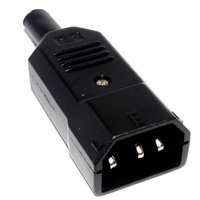 Cable / Fusible:Connecteur IEC Male