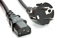 Cable / Fusible:Cable Secteur 1,5 m avec Fiche EURO Male + Prise IEC Femelle (3x1,0 mm2)
