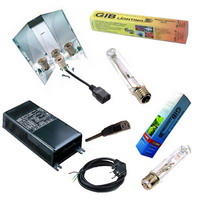 Kit Lampe HPS / MH - Standard:Kit Lampe DUO ETI MH / HPS - Classe 2 COMBIKIT - 400 W - Ampoule MH GIB + HPS GIB