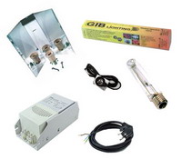 Kit Lampe HPS / MH - Standard:Kit Lampe DUO ETI MH / HPS - Classe 1 - 400 W - Ampoule HPS - GIB Xtrem Output