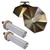 Kit Lampe Eco CFL - Envirolite : Kit Envirolite Silverstar 2x125 W - Croissance + Floraison