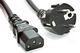 Cable / Fusible : Cable Secteur 1,5 m avec Fiche EURO Male + Prise IEC Femelle (3x1,0 mm2)