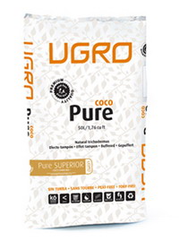 Fibre de coco:Coco Ugro Pure - Superior + Trichoderma - 50 L