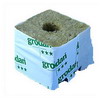 Laine de roche : Cube LDR - 7,5 x 7,5 x 6,5 cm - Trou diam. 2 cm
