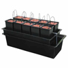 Systme hydroponique NFT Hybride : Wilma 10 pots - 115 x 60 x h=48 cm