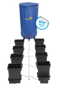 Autopot - easy2grow:AutoPot - 8 Pot System Kit - 8 Pot 15 L + Reservoir 100 L