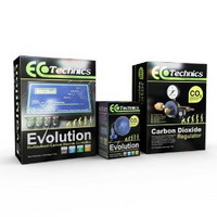 Systeme diffusion et controle CO2:Kit CO2 Evolution ECOTECNICS + Controller + Sonde + Detendeur pour bout. Recharg.