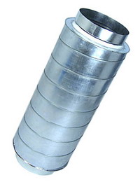 Silencieux extracteur:Silencieux - diam. 315 mm - L=90 cm