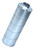 Silencieux extracteur : Silencieux - diam. 150 mm - L=90 cm