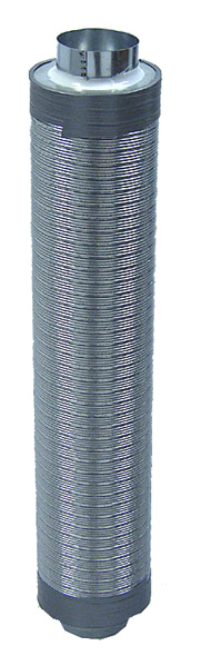 Silencieux extracteur:Silencieux Flexible - diam. 125 mm - L=75 cm